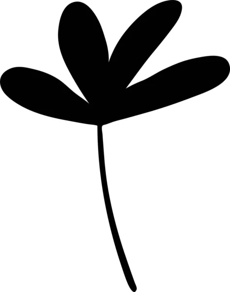 Абстрактний каракулі єдиний квітковий елемент для прикраси візерунків, обгорткового паперу, шпалер, карт, запрошень, пакувальних коробок, букетів. Ізольовані на білому тлі. Векторна стокова ілюстрація . — стоковий вектор