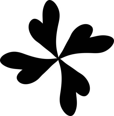 Dekorasyon desenleri, ambalaj kağıdı, duvar kağıdı, kartlar, davetiyeler, kutular, buketler için soyut karalama tek çiçek unsuru. Beyaz arka planda izole edilmiş. Vektör stok illüstrasyonu.