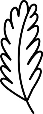 Dekorasyon desenleri, ambalaj kağıdı, duvar kağıdı, kartlar, davetiyeler, kutular, buketler için soyut karalama tek çiçek unsuru. Beyaz arka planda izole edilmiş. Vektör stok illüstrasyonu.