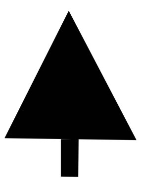 Tek elle yeni yıl ağacı çizildi. Desenler için karalama çizimi, kış tebrik kartları, posterler, çıkartmalar ve mevsimsel eleştiriler.