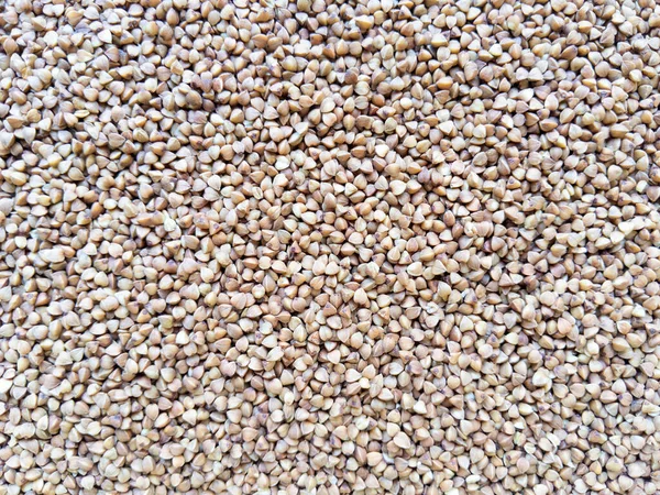 Food Texture Background Brown Buckwheat Stock Photography — Stock Photo, Image