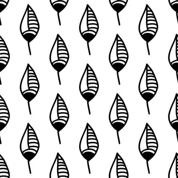 Herbal Seamless Pattern Isolated White Background Vector Stock Illustration — Stock Vector