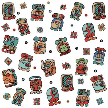 Yerli Amerikan tarzında şablon