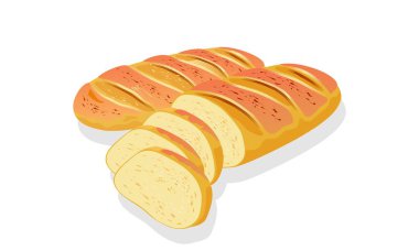 Buğday ekmeği, uzun somun ekmek, kıtır kıtır ekmek. Kadeh kaldırmak ve sandviç yapmak için..