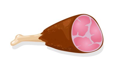 Kızarmış ya da tütsülenmiş gigot, kuzu budu, tavşan. Kızarmış tavuk, hindi ya da kaz bacağı..