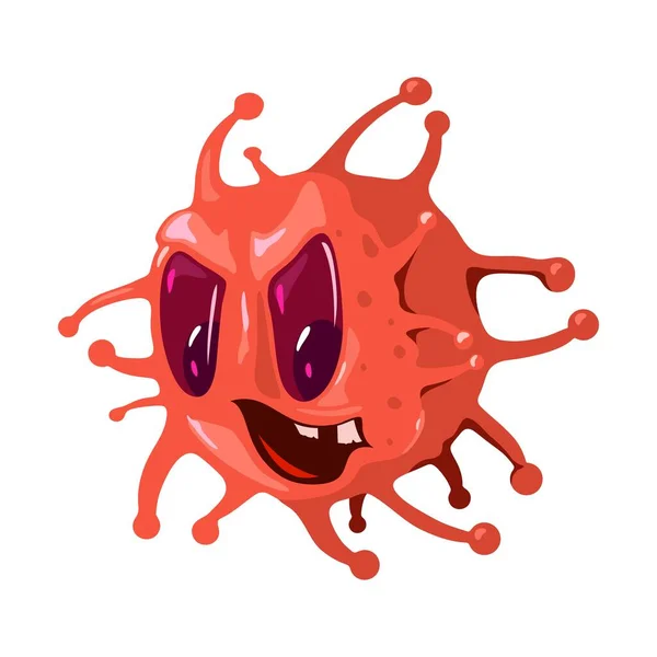 Neisseria gonorrhoeae o gonococcus es una especie de bacteria diplococos gramnegativos. — Vector de stock