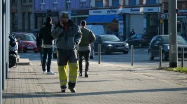 Frankfurt trafik ve kaldırım 3