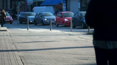 Frankfurt trafik ve kaldırım 4