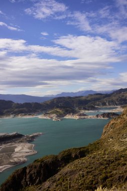 Genel Carrera Gölü sahne, Patagonia, Şili