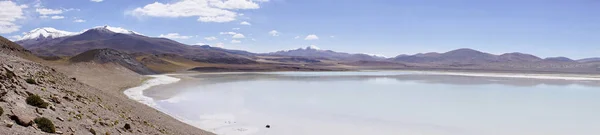 Miscanti 湖, 智利全景 — 图库照片