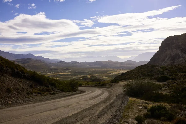 Carretera austral Straße und Landschaft in Patagonien Chile — Stockfoto