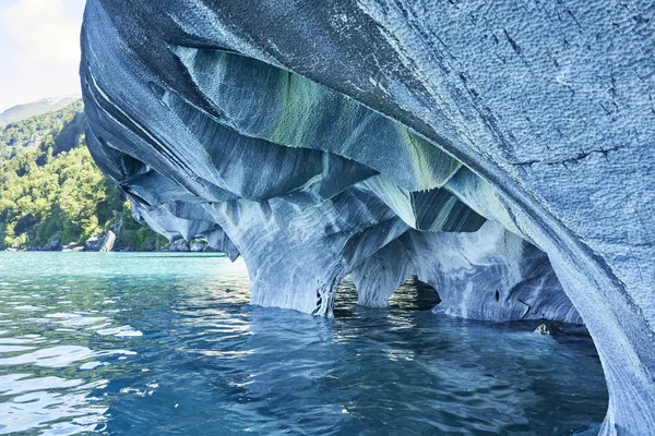 Grutas de mármore do Chile — Fotografia de Stock