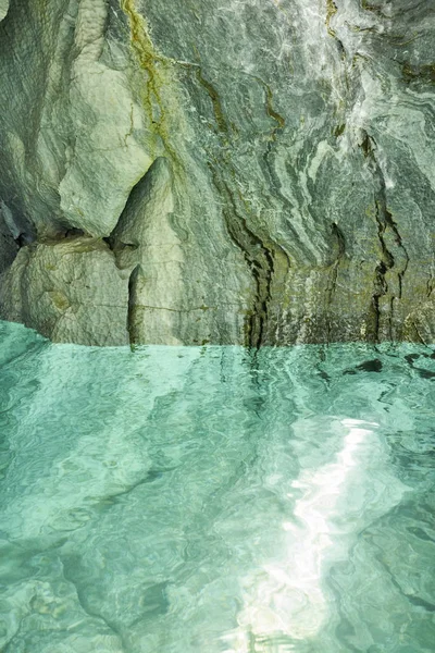 智利的大理石洞穴 — 图库照片