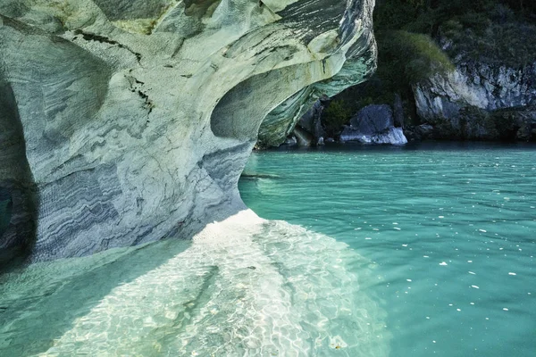 Marmeren grotten van Chili Rechtenvrije Stockfoto's