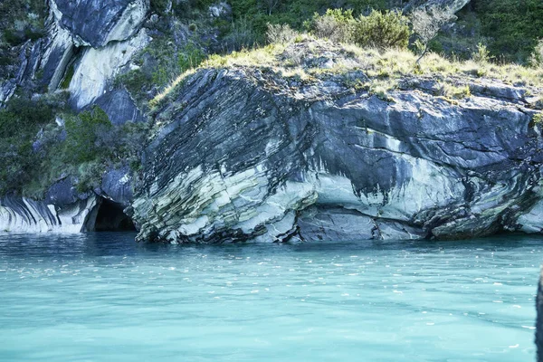 Marmeren grotten van Chili Stockfoto