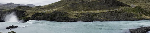 Fiume Paine nella regione del Magallanes in Cile — Foto Stock