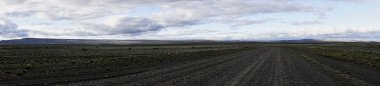 Yol Arjantinli Patagonia ve ufuk çizgisi 