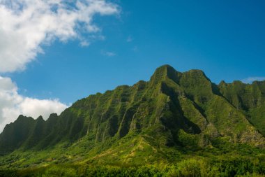 Kualoa Dağları Oahu Hawaii