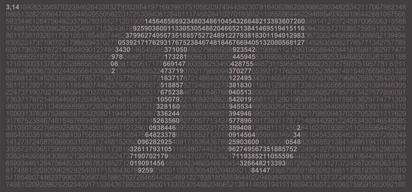 Buon Giorno Marzo Pitagora Numeri Matematici Serie Simbolo Divertente Icona — Vettoriale Stock