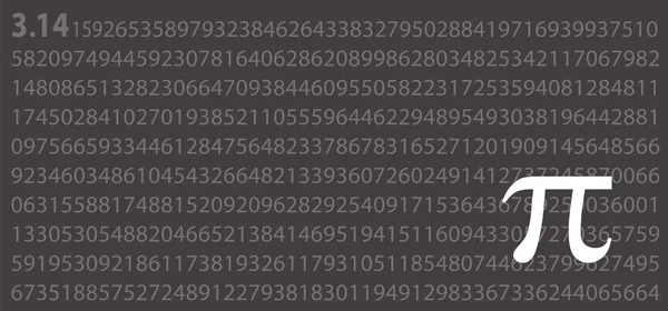 Mutlu Pi günleri, 14 Mart, Pisagor matematiksel sayı serisi (3.14 3,14 3 / 14). Eğlenceli vektör matematik simgesi veya pankart Ratios harflerinin formül yapısını imzala. Arşimet sürekli irrasyonel sayı