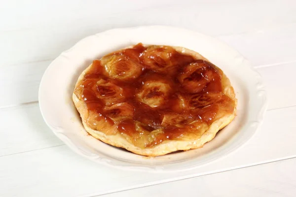 Maçã Tarte Tatin Com Canela — Fotografia de Stock