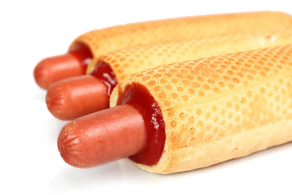 Hot Dog Aus Nächster Nähe — Stockfoto