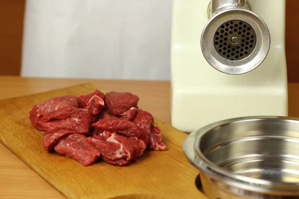 Making Enchilada Tortilla Beef Series — Stock Photo, Image