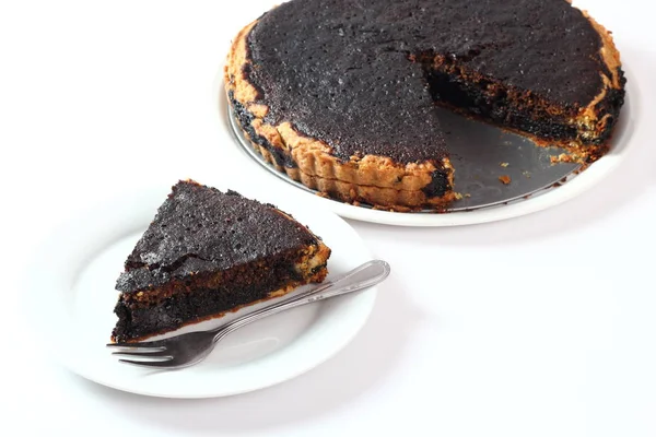 Treacle Pie Molasses Filling — Stock Photo, Image