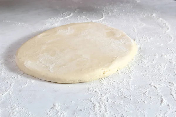 Foglio Pasta Tavolo Infarinato Fare Treacle Pie Series — Foto Stock