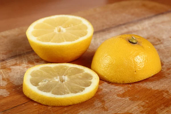 Metà Limone Direttamente Sopra — Foto Stock
