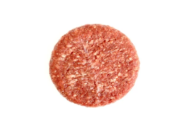 Patty Carne Hambúrguer Cru — Fotografia de Stock