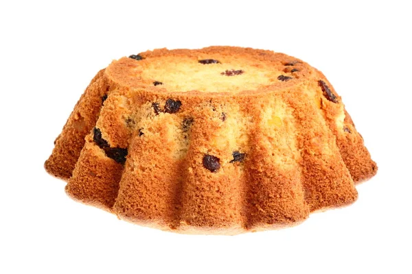 Torta Con Uvetta Vicino — Foto Stock