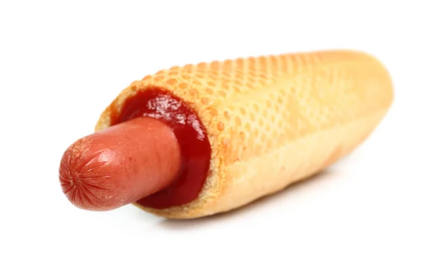 Hot Dog Aus Nächster Nähe — Stockfoto