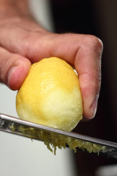 Решётка Лимона Создание Серии Shoofly Tart — стоковое фото