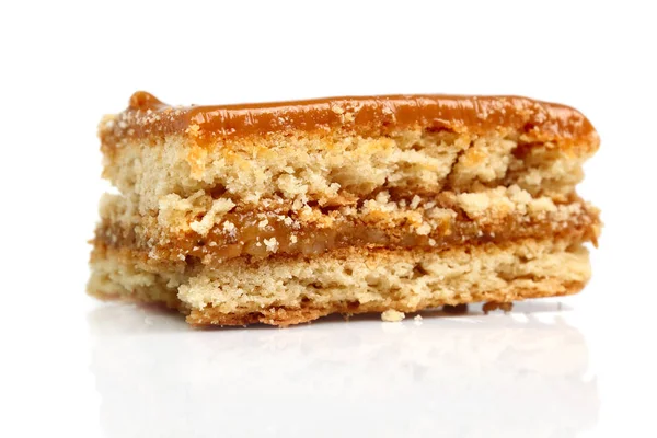 Caramel Toffee Cake Gesüßte Kondensmilch — Stockfoto