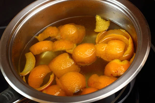Candied Orange Zest Cozinhar Série — Fotografia de Stock