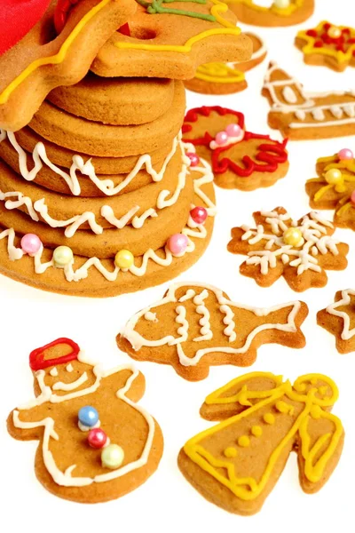 Karácsonyi Mézeskalács Csengő Sütemények — Stock Fotó