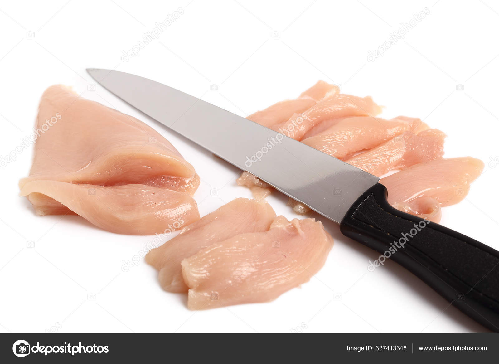Fresh Chicken Meat Strip Cutter