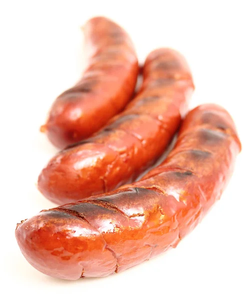 Grilled Sausages Background — Stock Photo, Image