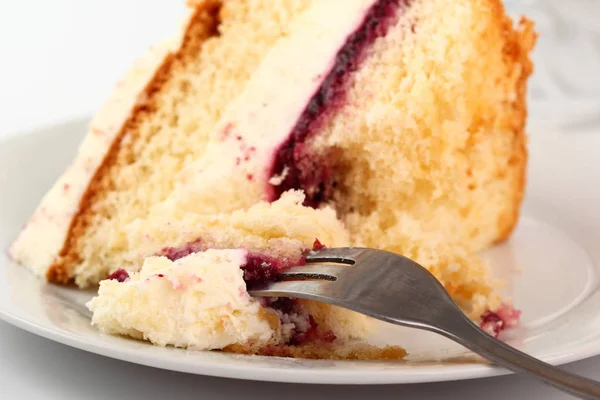 Słodka Victoria Sponge Cake — Zdjęcie stockowe