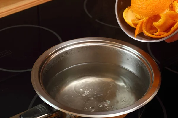 Candied Orange Zest Cooking Seri — Stok Foto