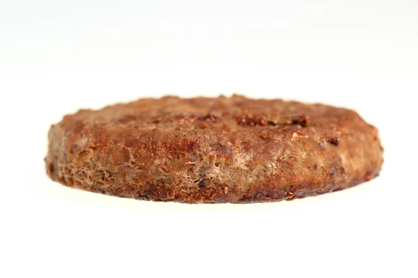 Bife Hambúrguer Frito Patty — Fotografia de Stock