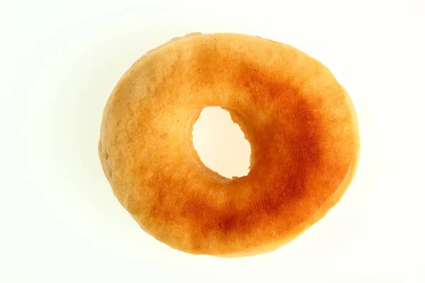 Podniesione Drożdże Donut Zbliżenie — Zdjęcie stockowe