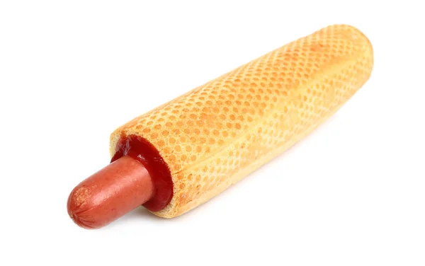 Hot Dog Aus Nächster Nähe — Stockfoto