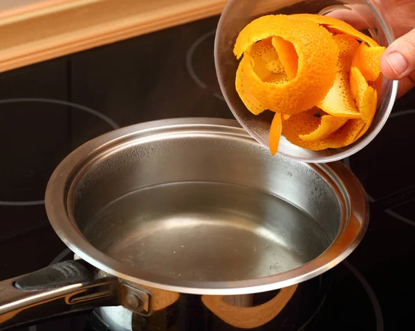 Gotowanie Cukierek Pomarańczowy Zest Seria — Zdjęcie stockowe
