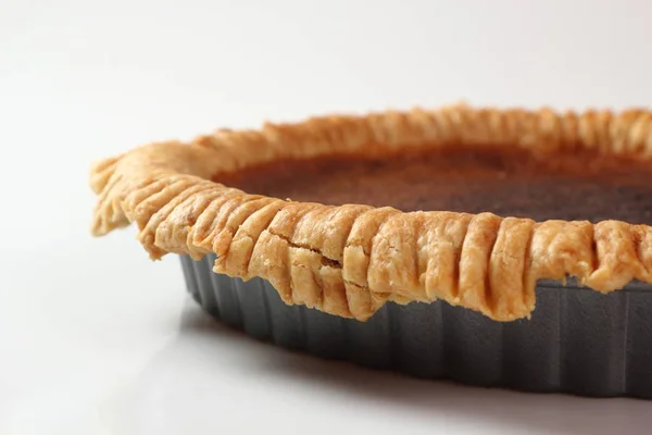 Freshly Baked Tart Making Cider Pie Series — 스톡 사진