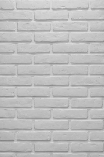 Décoration Murale Décorative Briques Peintes Blanc — Photo