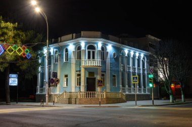 Anapa, Rusya - 3 Mart 2020: Anapa ilçe içi savcılık binası Anapa tatil beldesinde