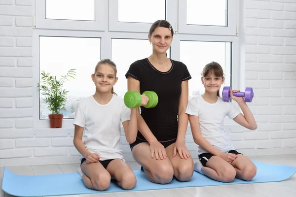 Einfamilienhaus Mit Hanteln — Stockfoto