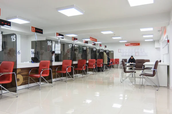 Anapa, Rusya - 20 Mart 2020: Çok işlevli MFC merkezinin ameliyathanesi